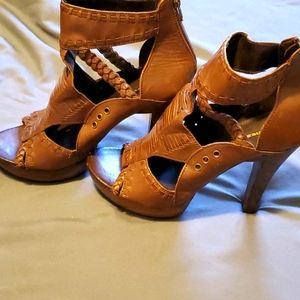 Brown heels
